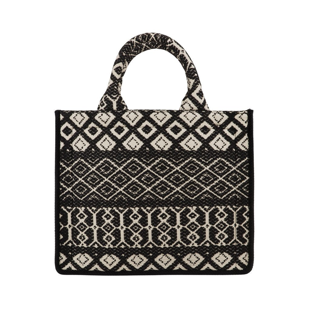 Davos Frill Jacquard Wool Tote