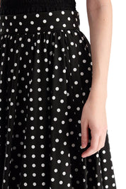 Dolce & Gabbana 'polka dot printed midi skirt with