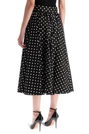 Dolce & Gabbana 'polka dot printed midi skirt with