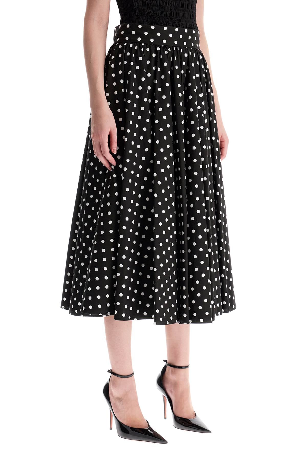 Dolce & Gabbana 'polka dot printed midi skirt with