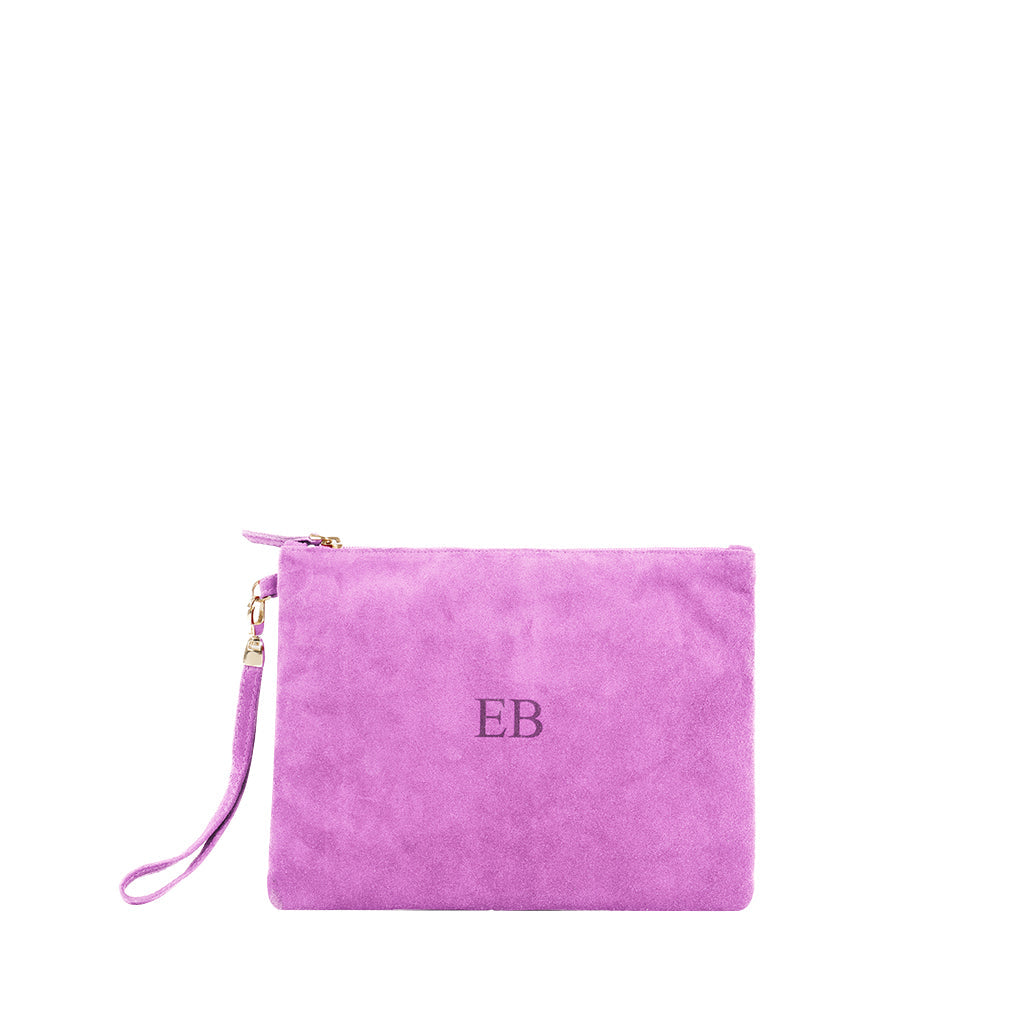 Emmy Boo Suede Luxe Clutch 32