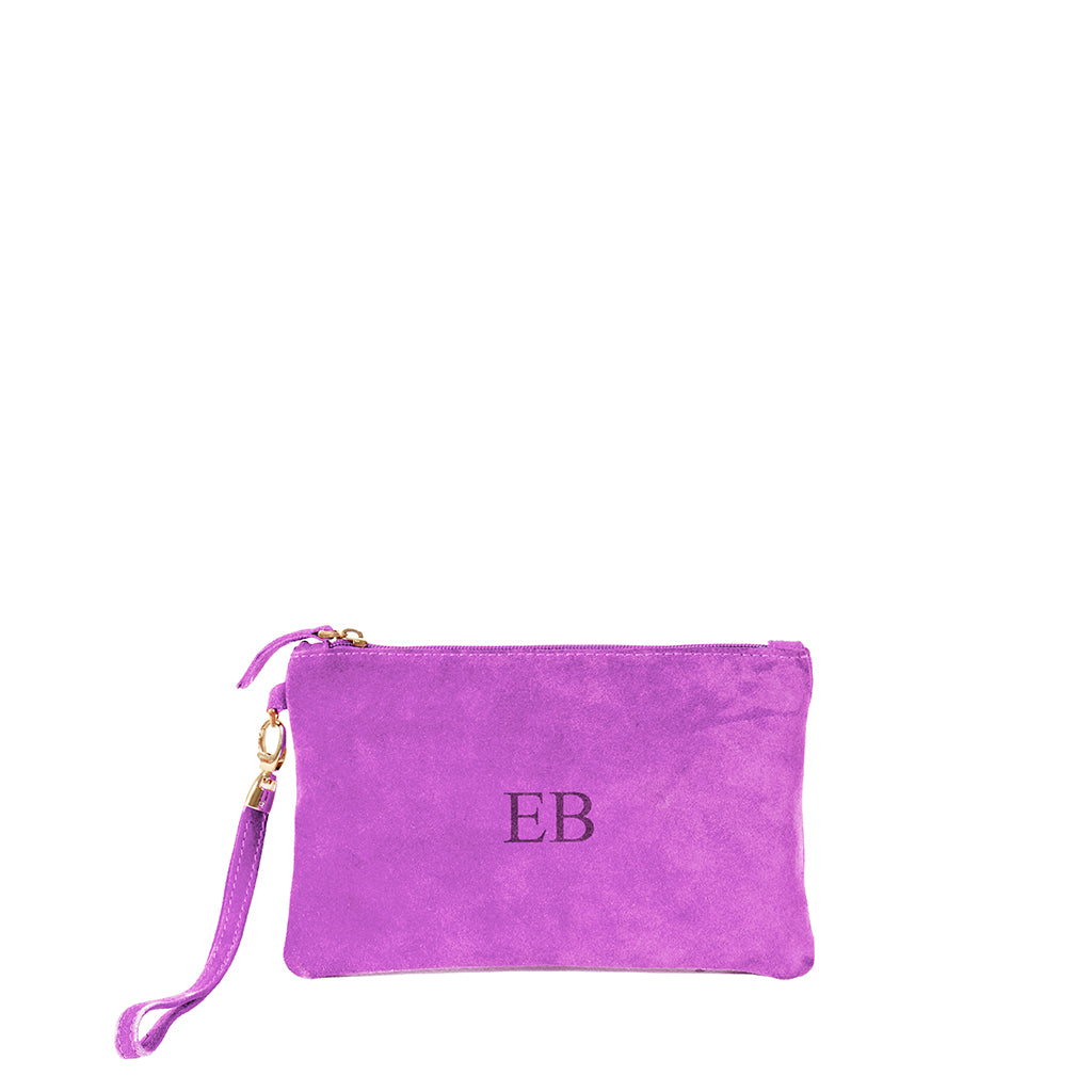 Emmy Boo Suede Luxe Clutch 22