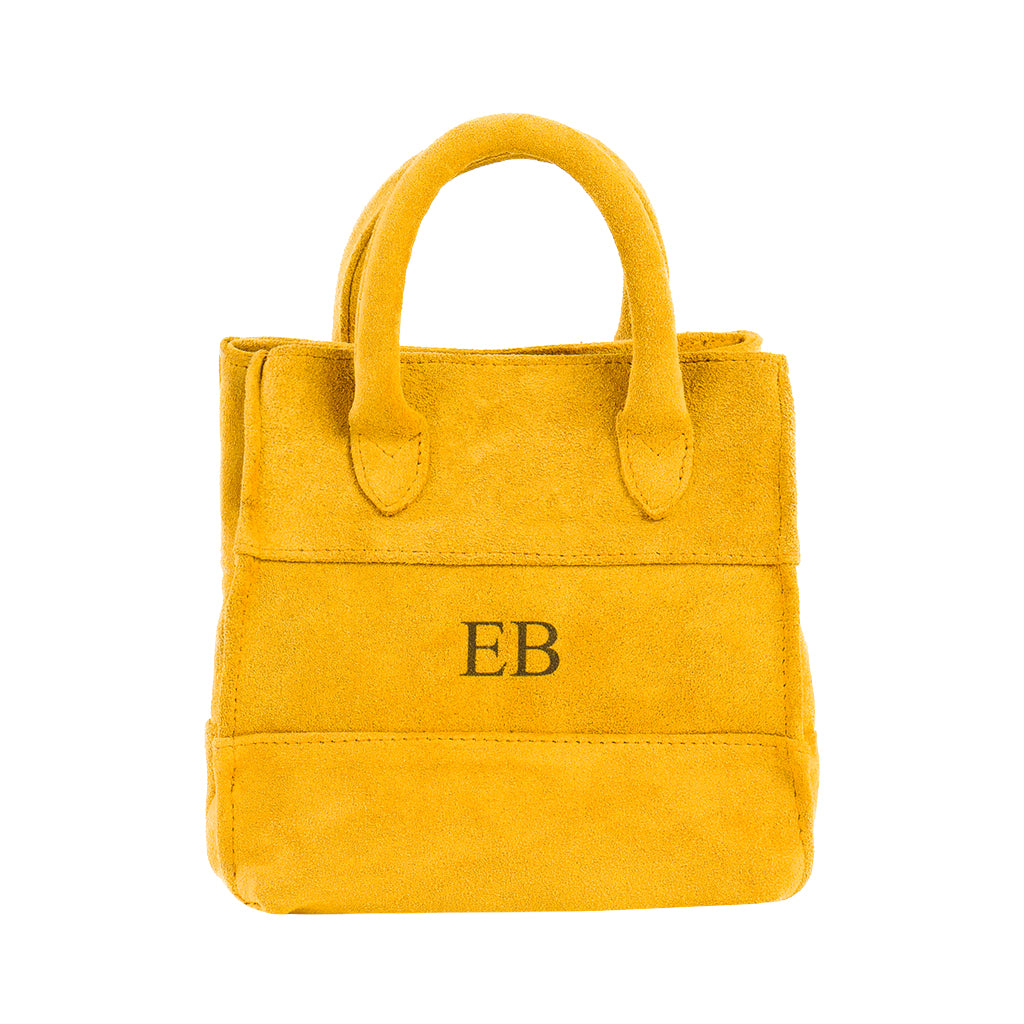 Emmy Boo Suede Panarea Top Handle Bag