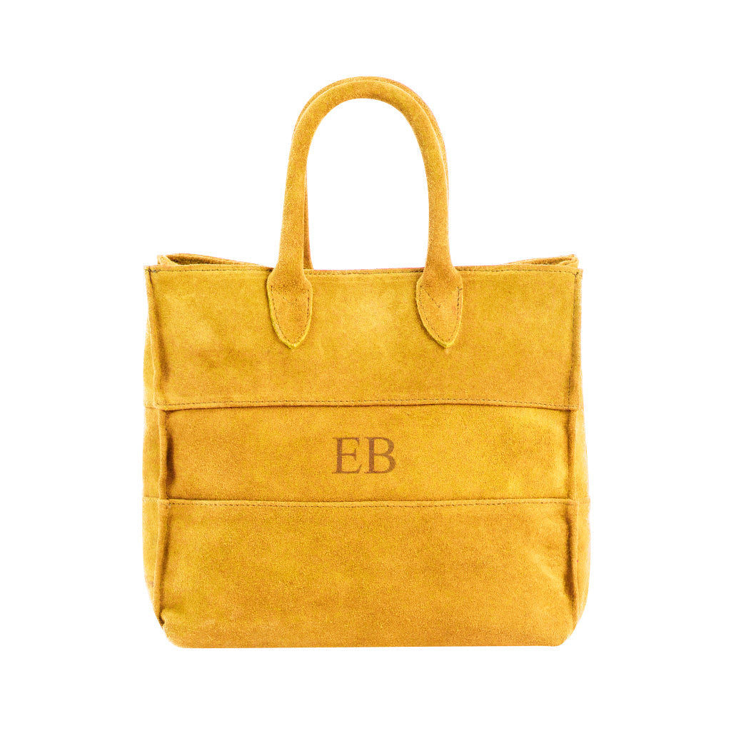 Emmy Boo Suede Panarea Top Handle Bag