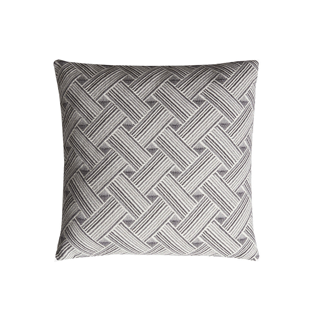 Lo Decor Rock Collection Geometric Cushion - Gray