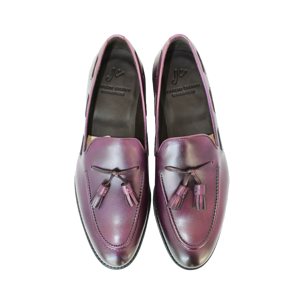 Anthony Purple Tassel Loafers