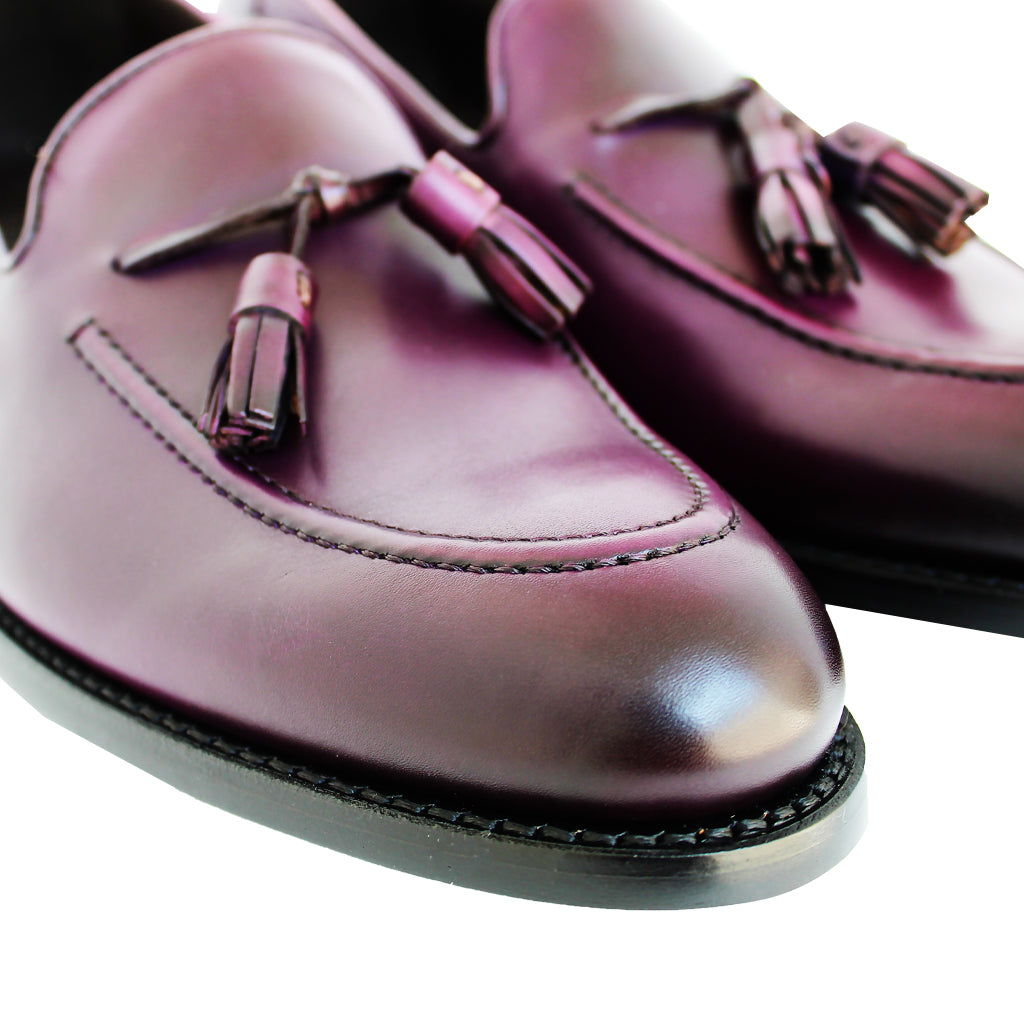 Anthony Purple Tassel Loafers