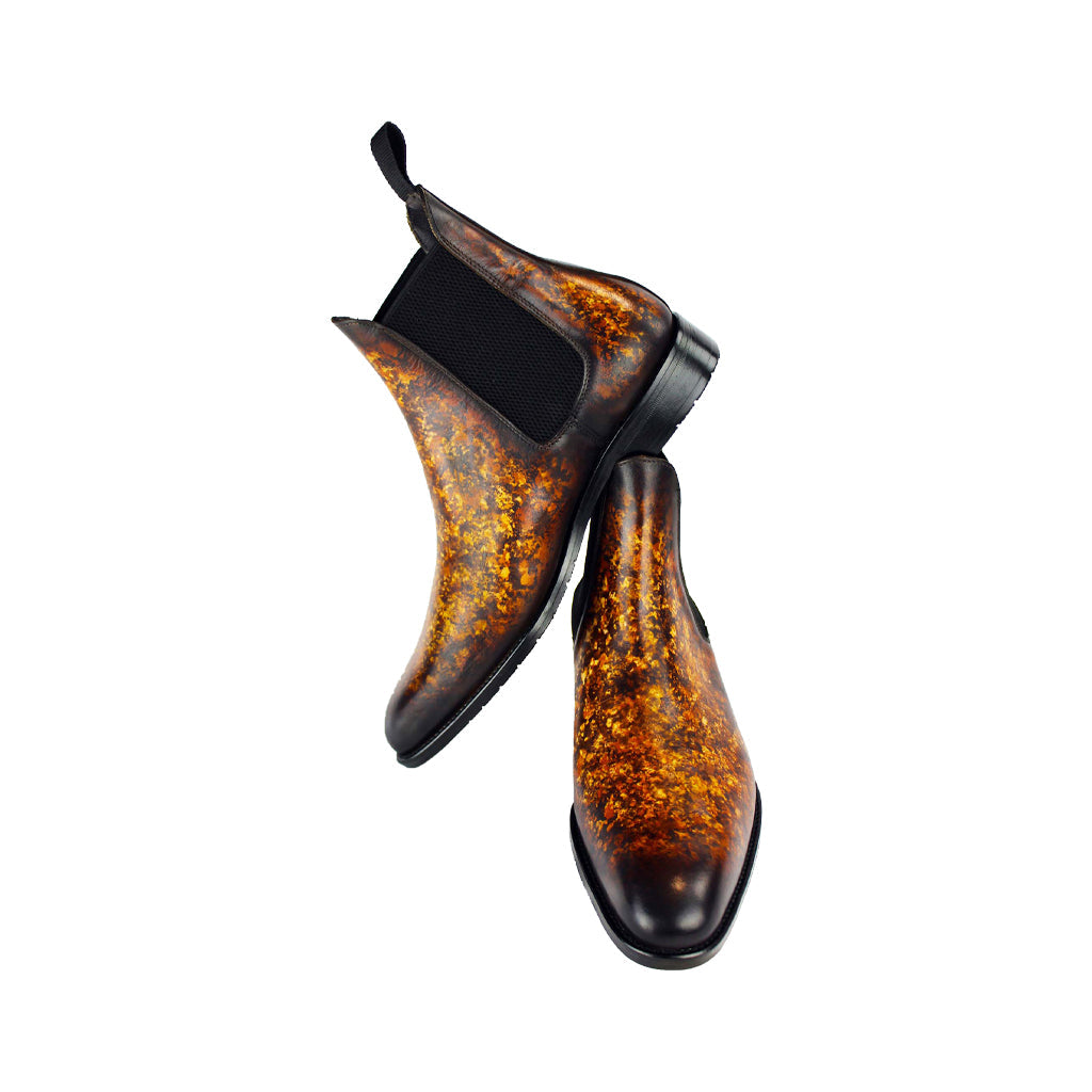 Galaxy Gold Box Calf Chelsea Boot