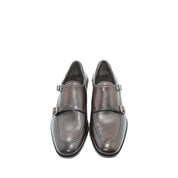 Peyton Brown Double Monk Leather Shoes