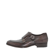 Peyton Brown Double Monk Leather Shoes
