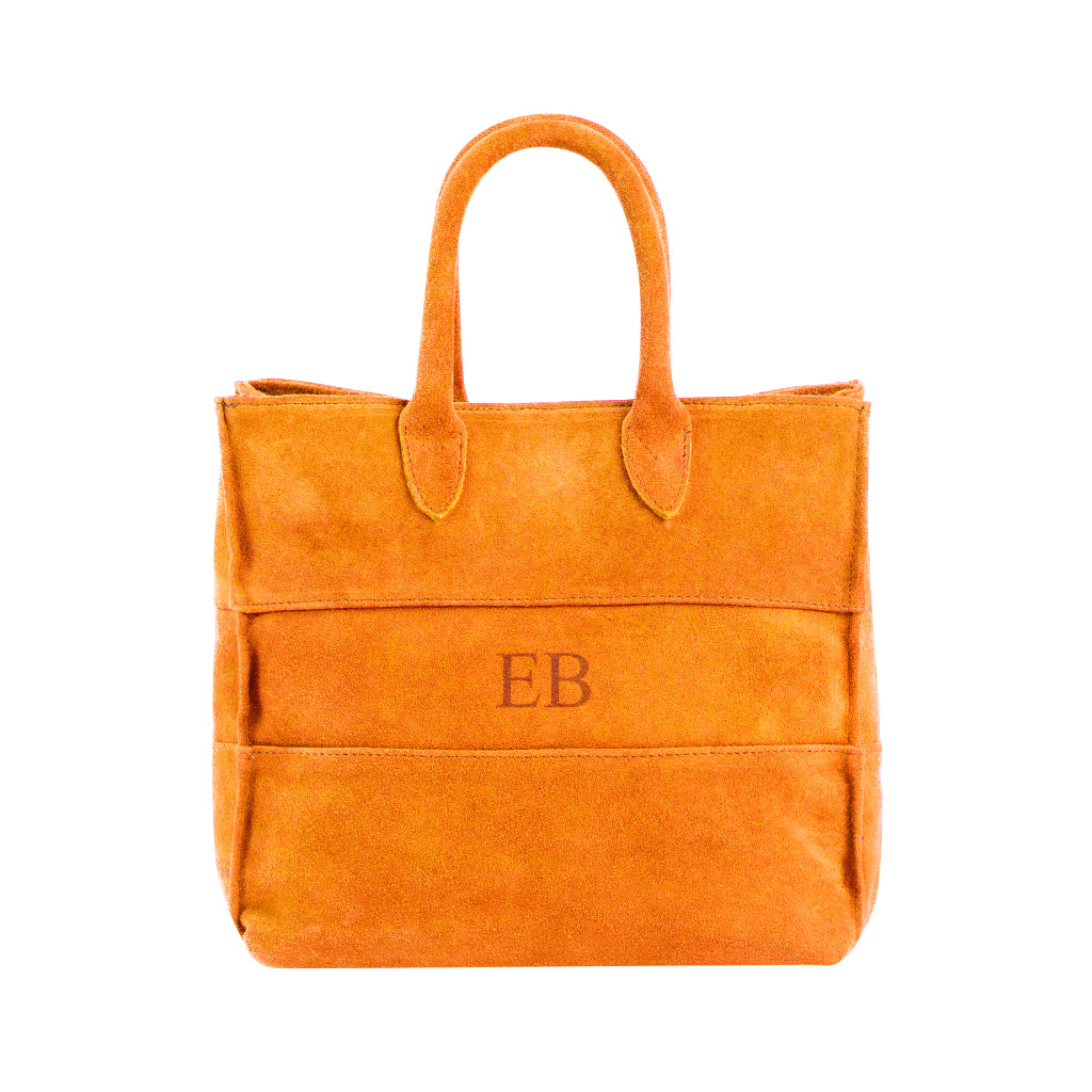 Emmy Boo Suede Panarea Top Handle Bag