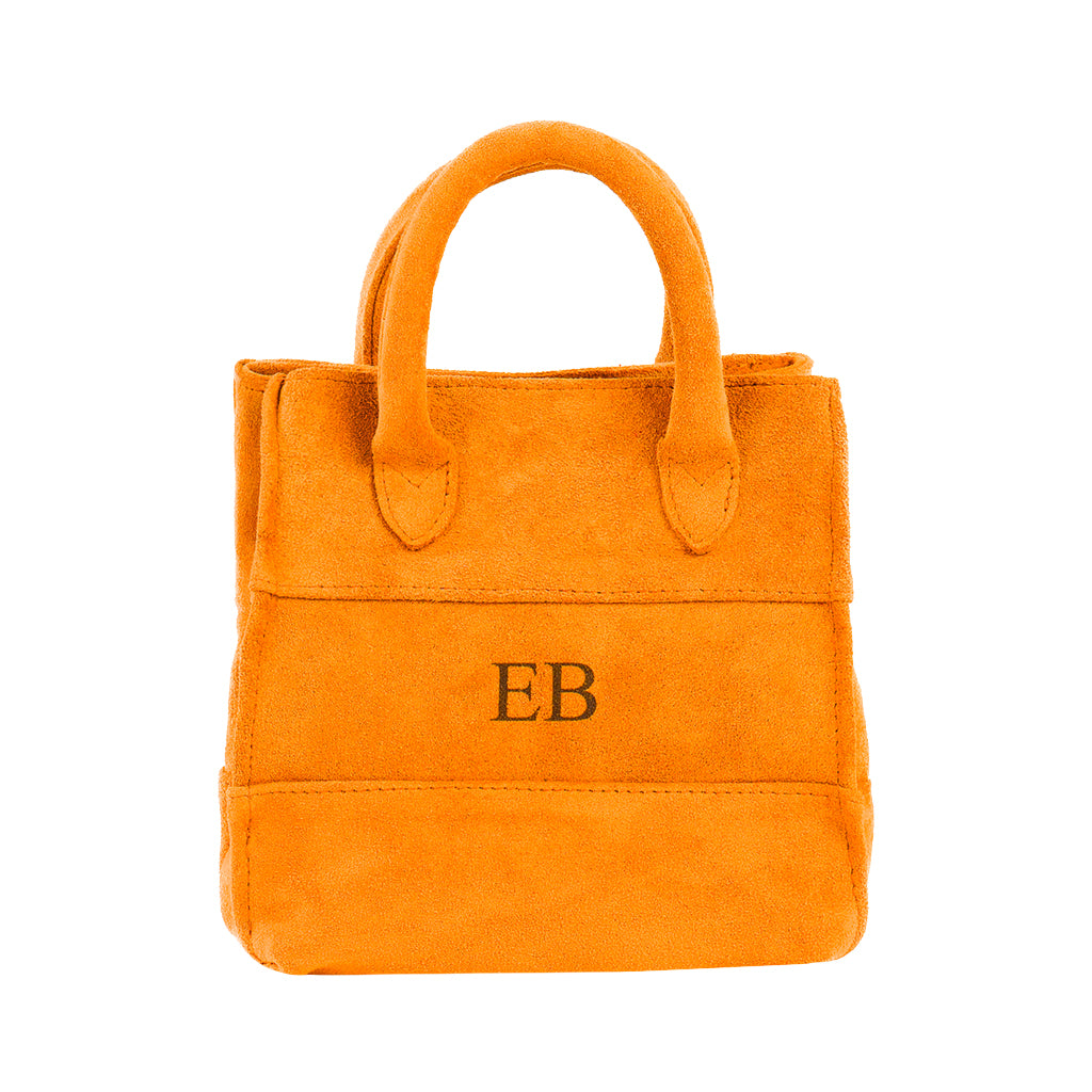 Emmy Boo Suede Panarea Top Handle Bag