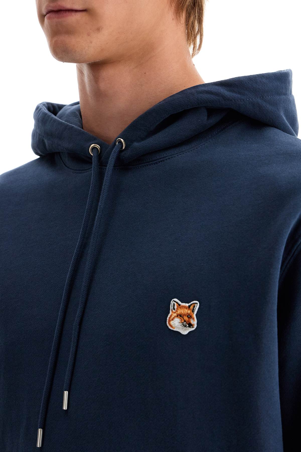 Maison Kitsune fox head hooded sweatshirt