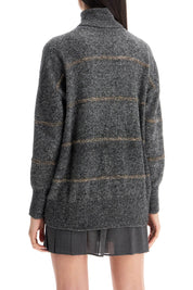 Brunello Cucinelli striped dolcevita sweater