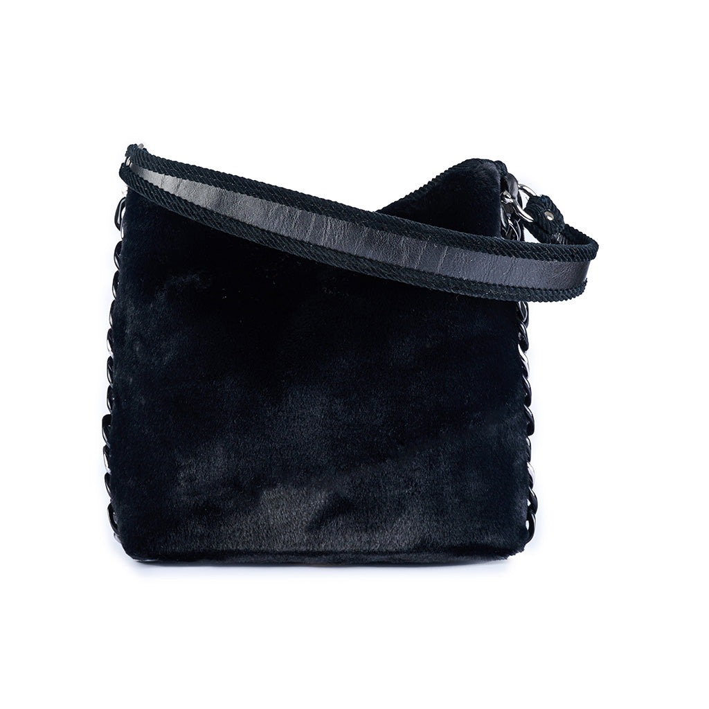 Chamonix Eco-Fur Luxe Shoulder Bag