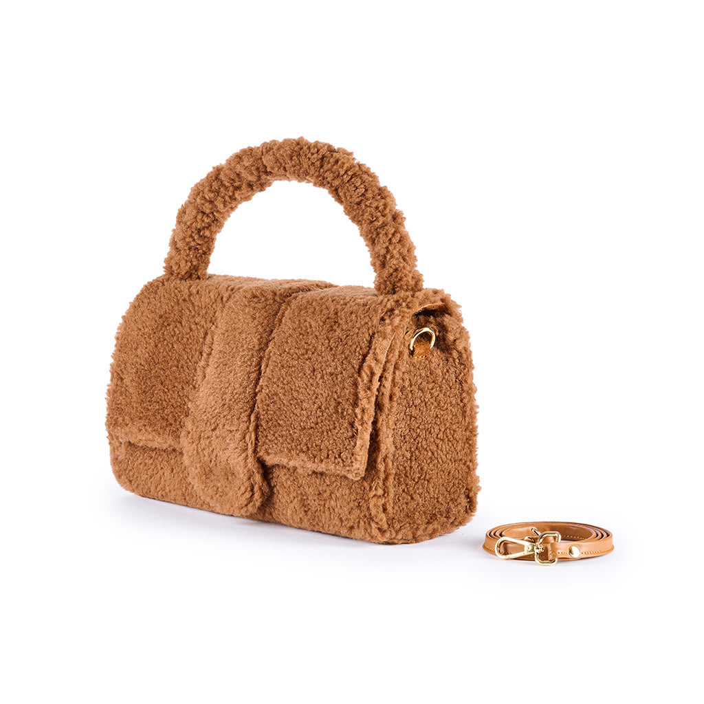 Zurigo Eco-Fur Top Handle Bag by ViaMailBag