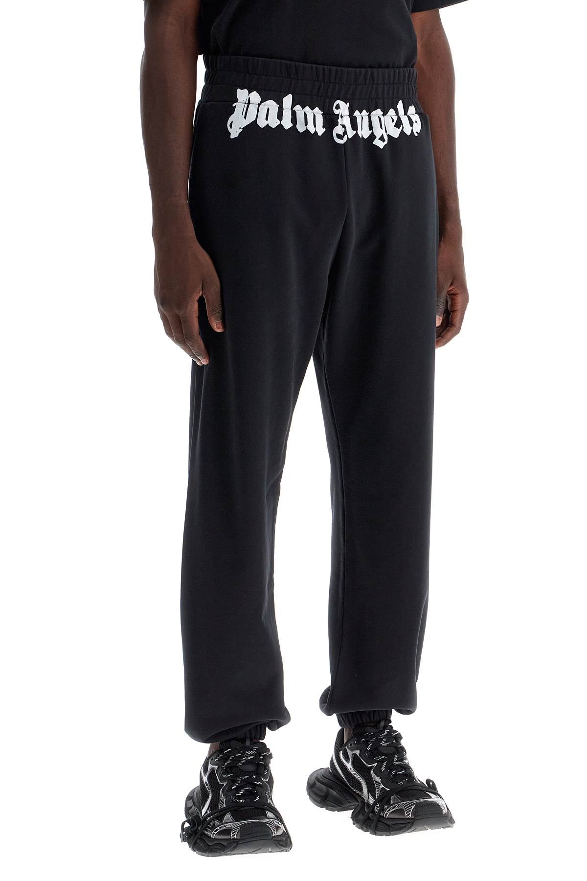 Palm Angels logo print joggers with seven