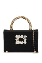 Roger Vivier flower strass jewel mini bag