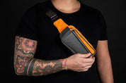 RYAN Suede-Leather Crossbody Bag by Alberto Olivero