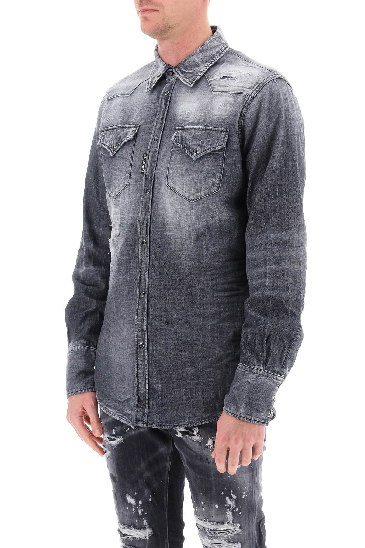 Dsquared2 denim western shirt