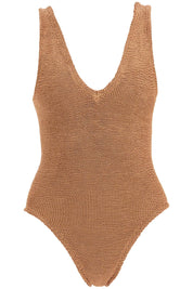 Hunza G. sadie metallic one-piece