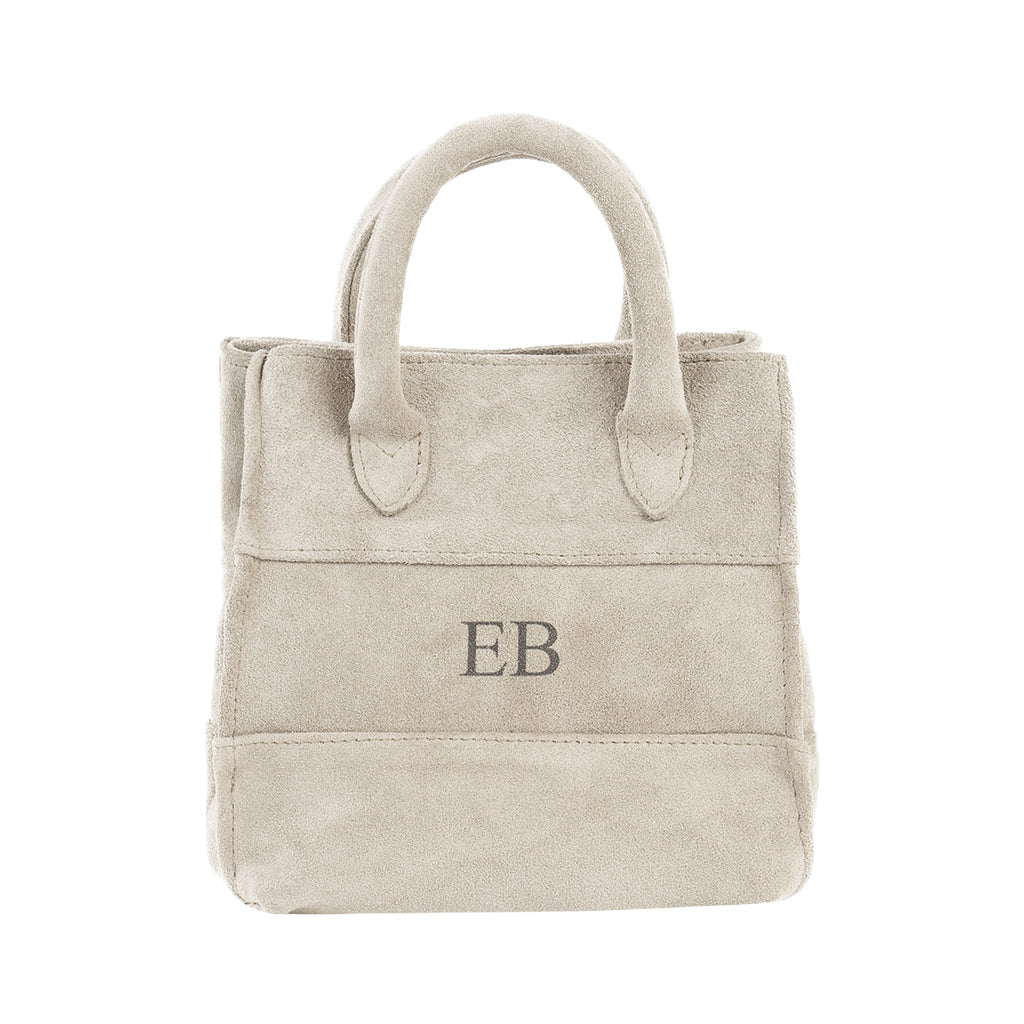 Emmy Boo Suede Panarea Top Handle Bag