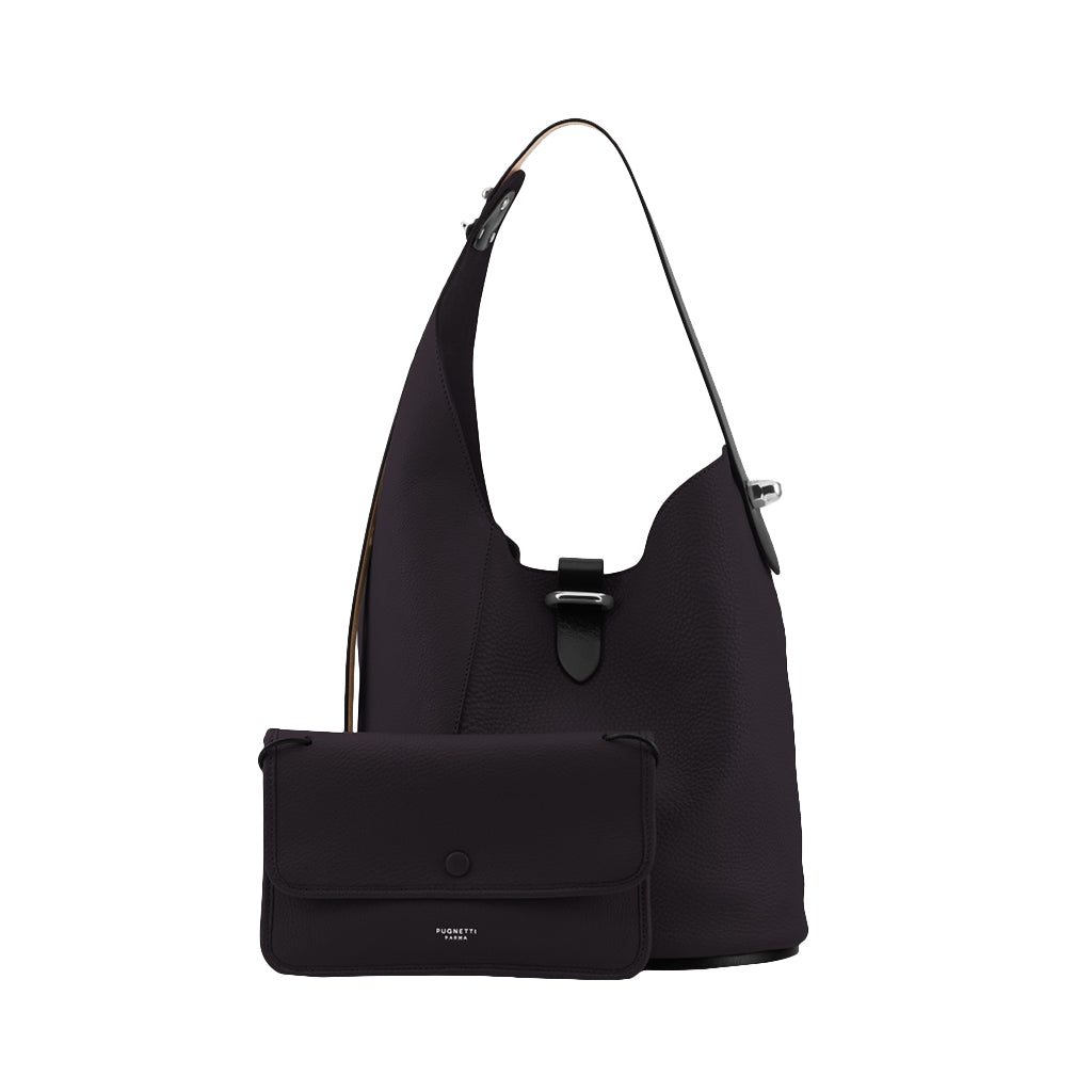 Pugnetti Parma Calfskin Duo Shoulder Bag