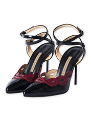 Jerelyn Creado LOLA NERO 9.5cm Italian Leather Heels