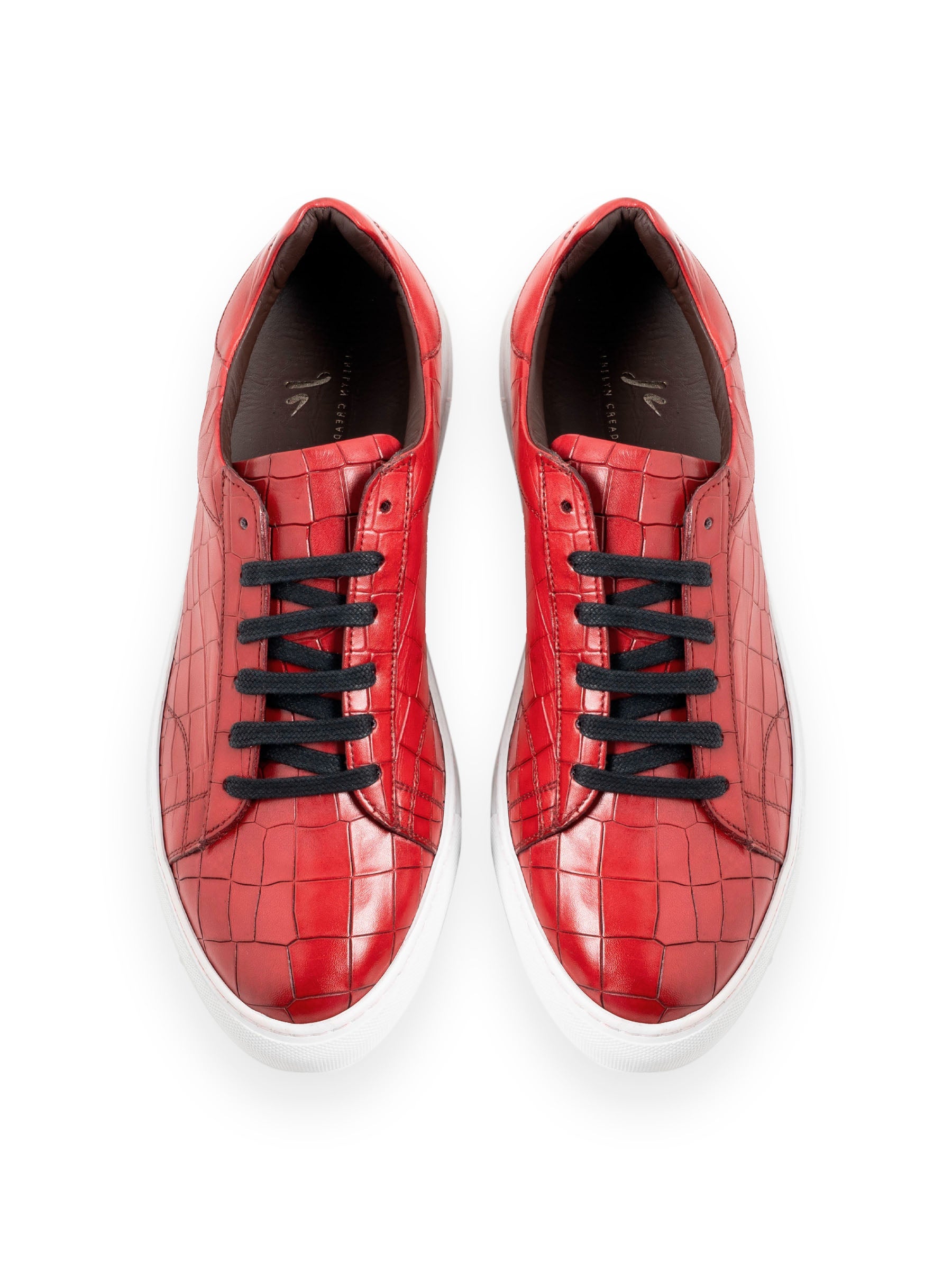 Chris Classic Printed Leather Sneaker by Jerelyn Creado