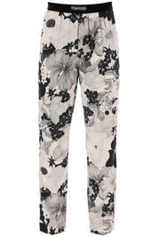 Tom Ford pajama pants in floral silk