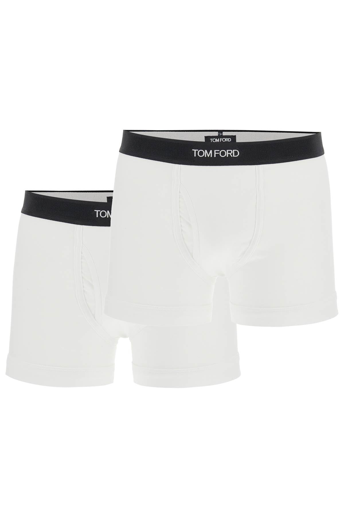 Tom Ford cotton bi-pack boxer briefs with logo band