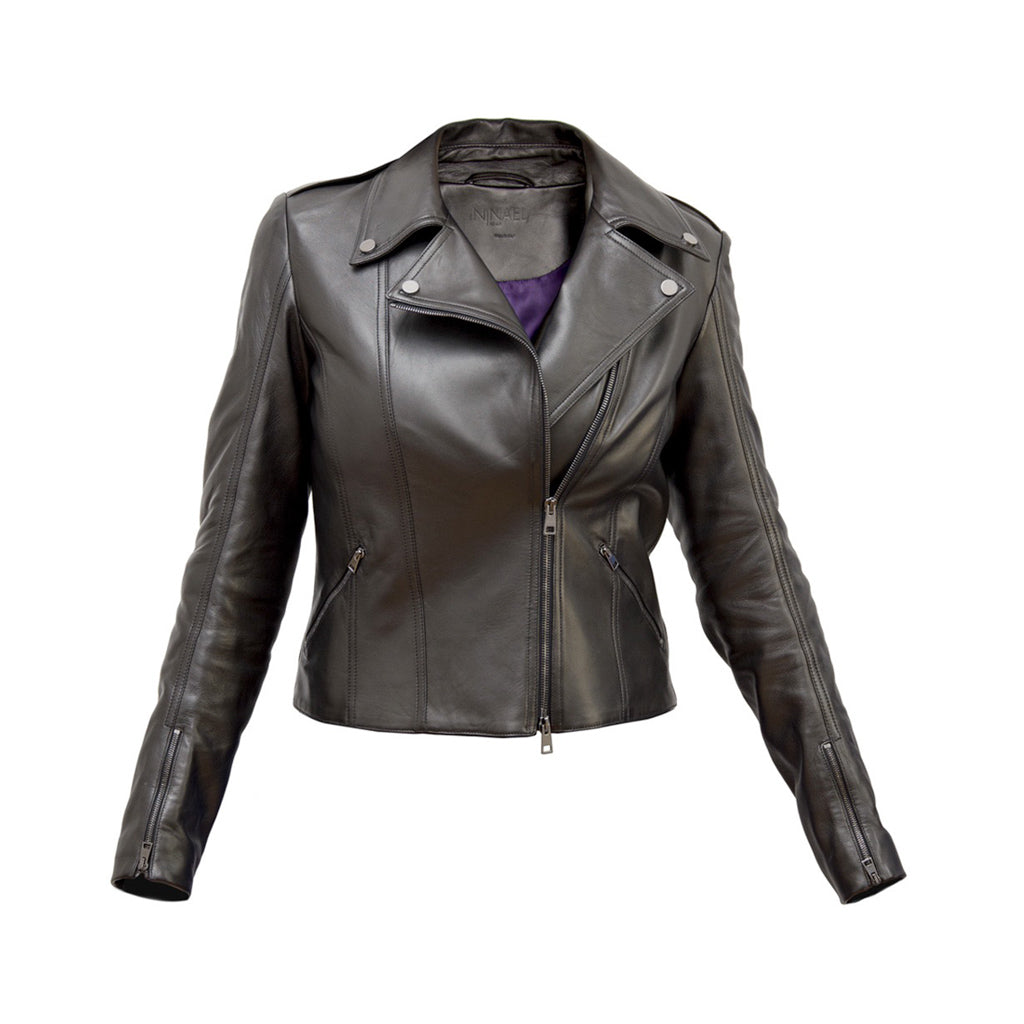 Ninael Vbiker Nappa Jacket - Brass Fringes Edition