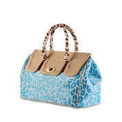 Capri Raffia Luxe Top Handle Bag by ViaMailBag