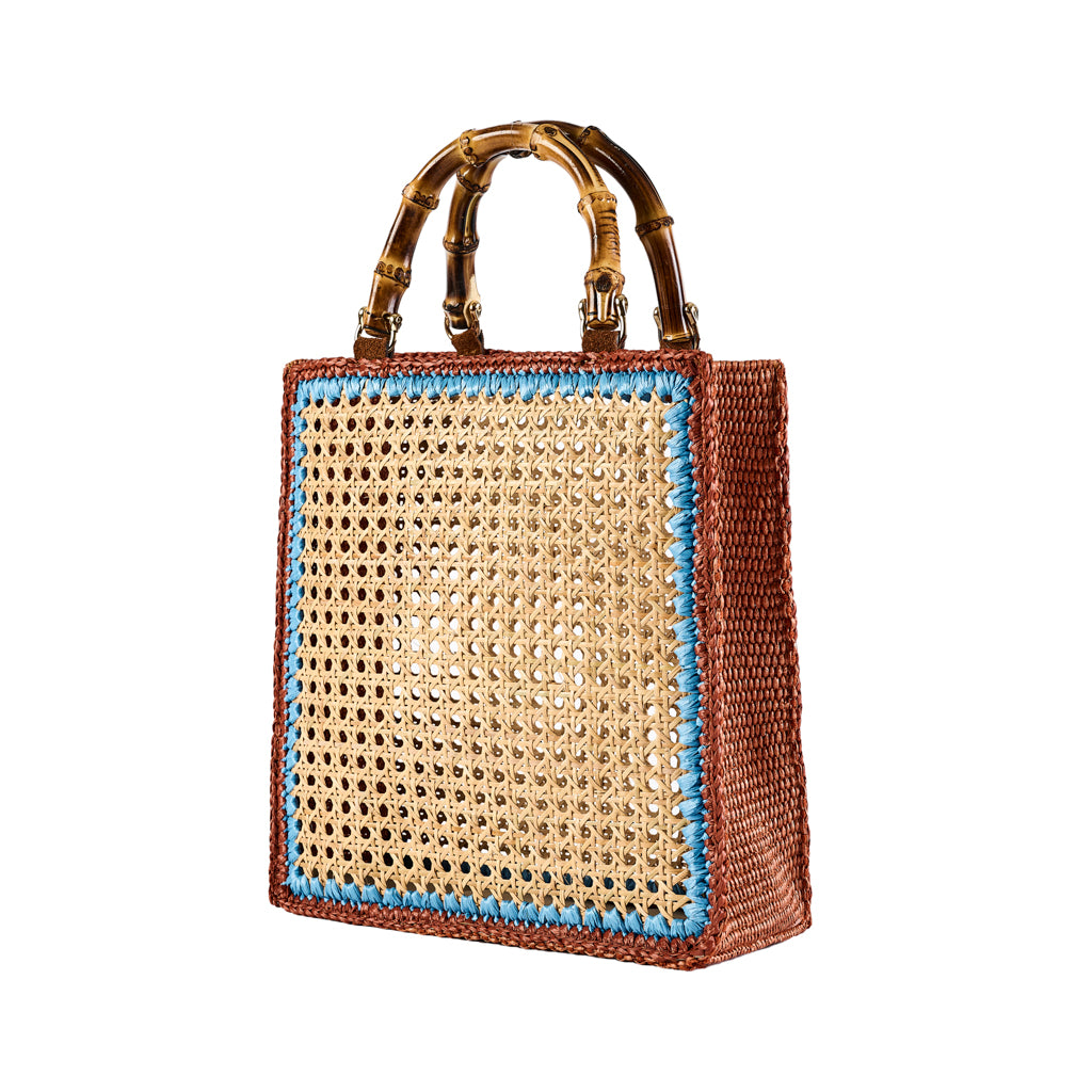 Tuscany Wicker Top Handle Bag by ViaMailBag