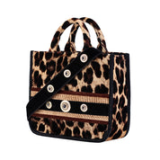 Meribel Leo Velvet Tote by Viamailbag