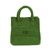 Emmy Boo Suede Panarea Top Handle Bag