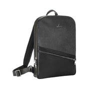 Alberto Olivero Diagonal Leather Backpack - Multicolor Lining