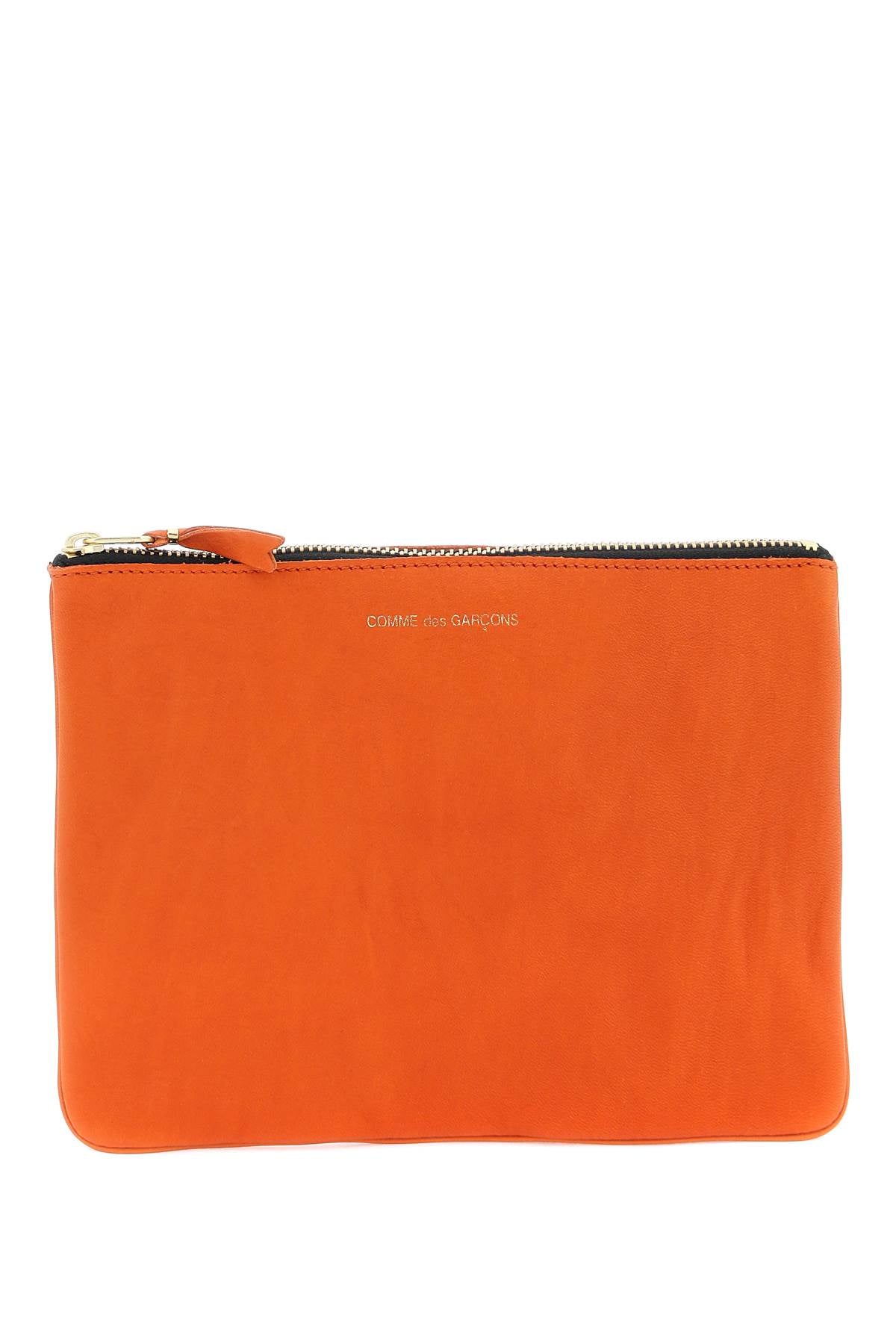 Comme Des Garcons Wallet Classic Pouch   Orange