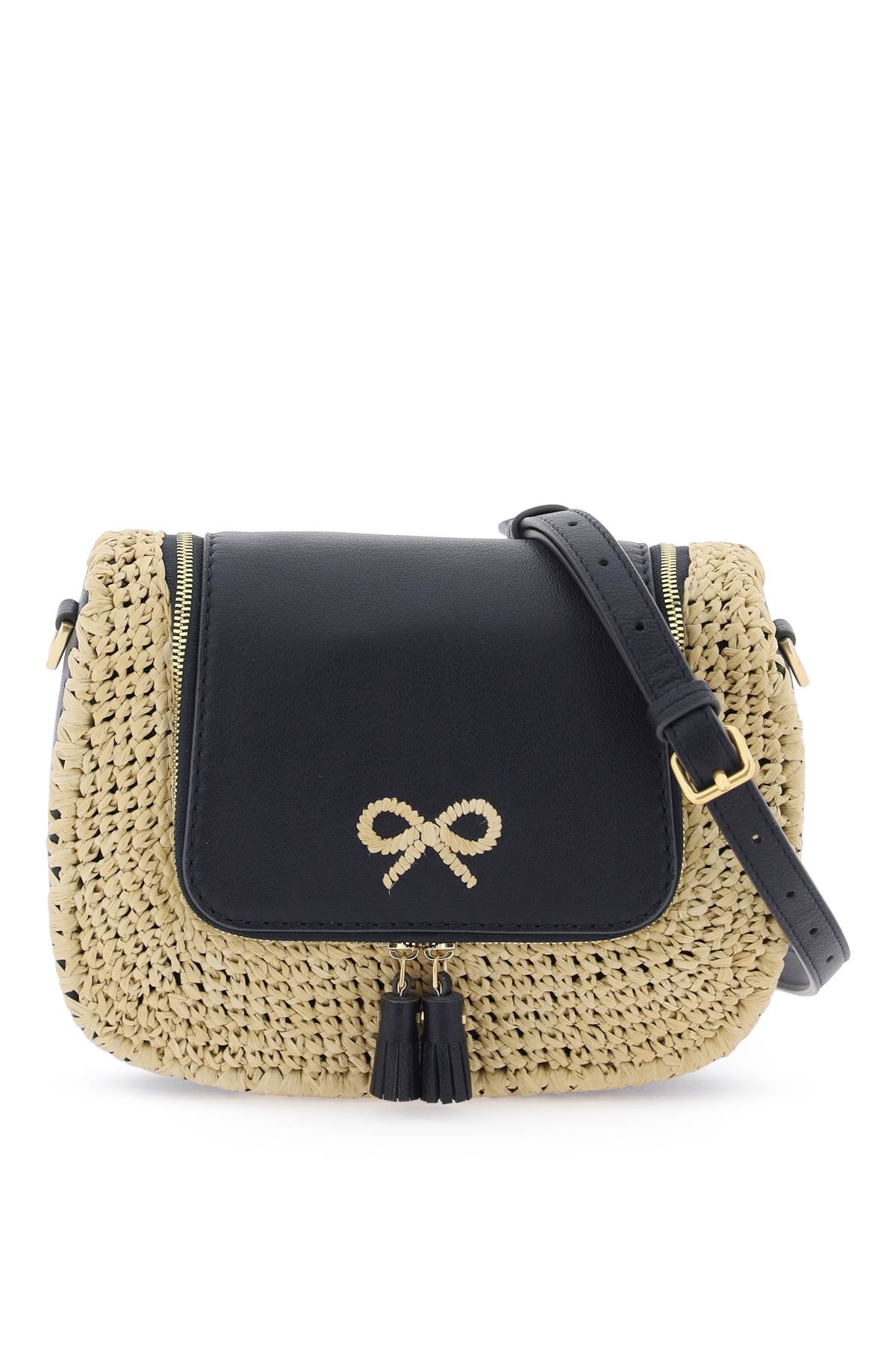 Anya Hindmarch Vere Soft Crossbody Bag   Beige