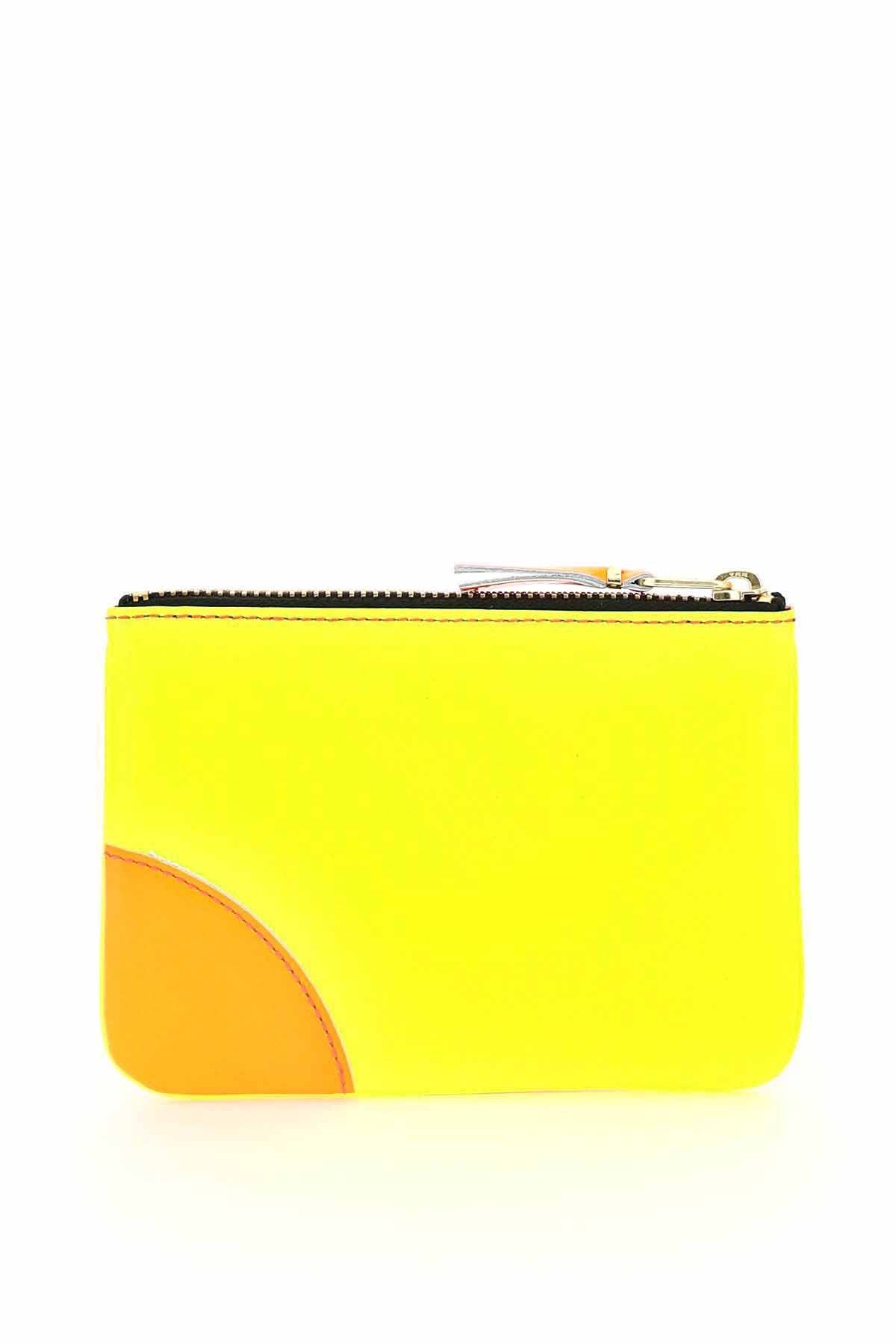 Comme Des Garcons Wallet Fluo Mini Pouch   Multicolor