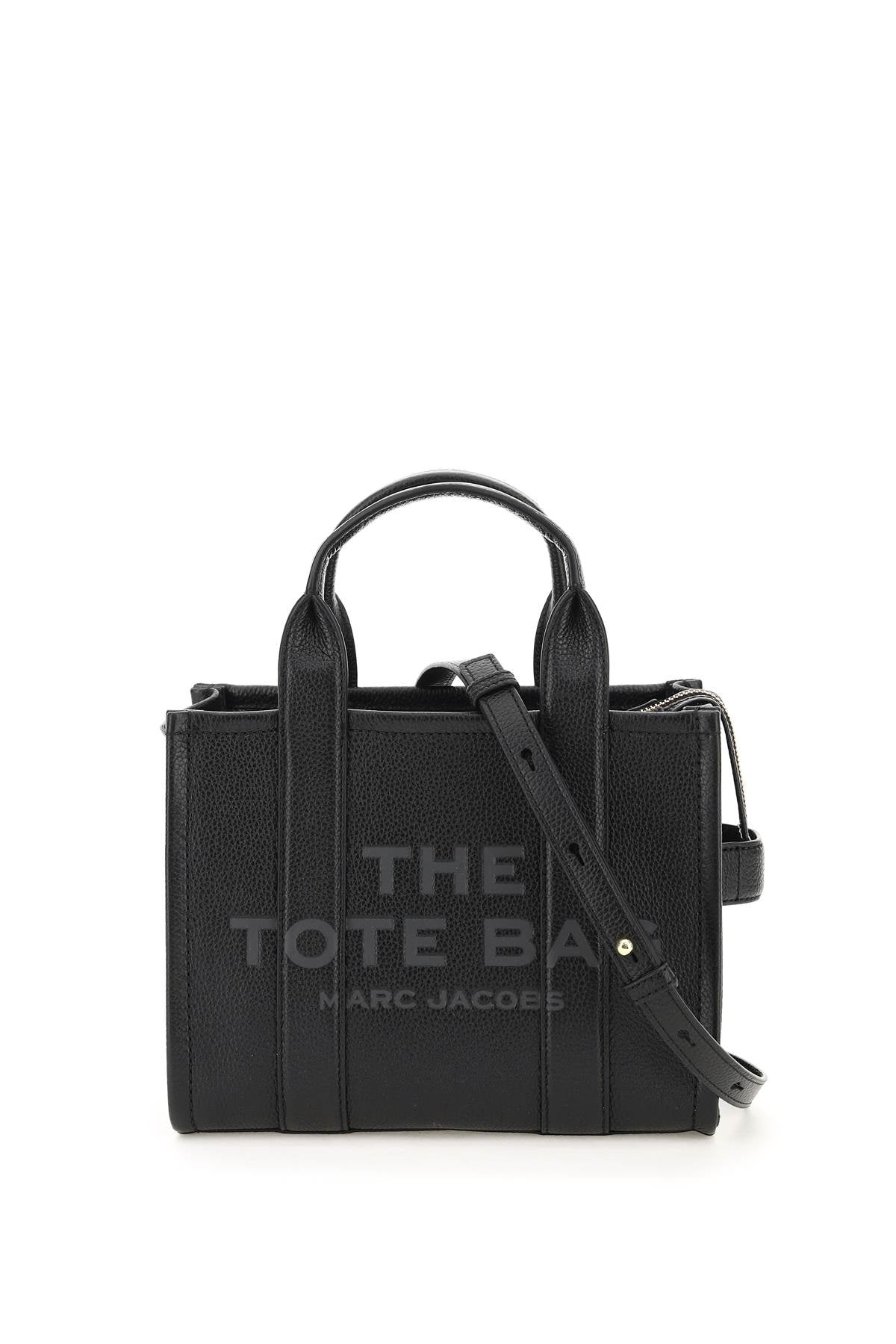 Marc Jacobs The Leather Small Tote Bag   Black