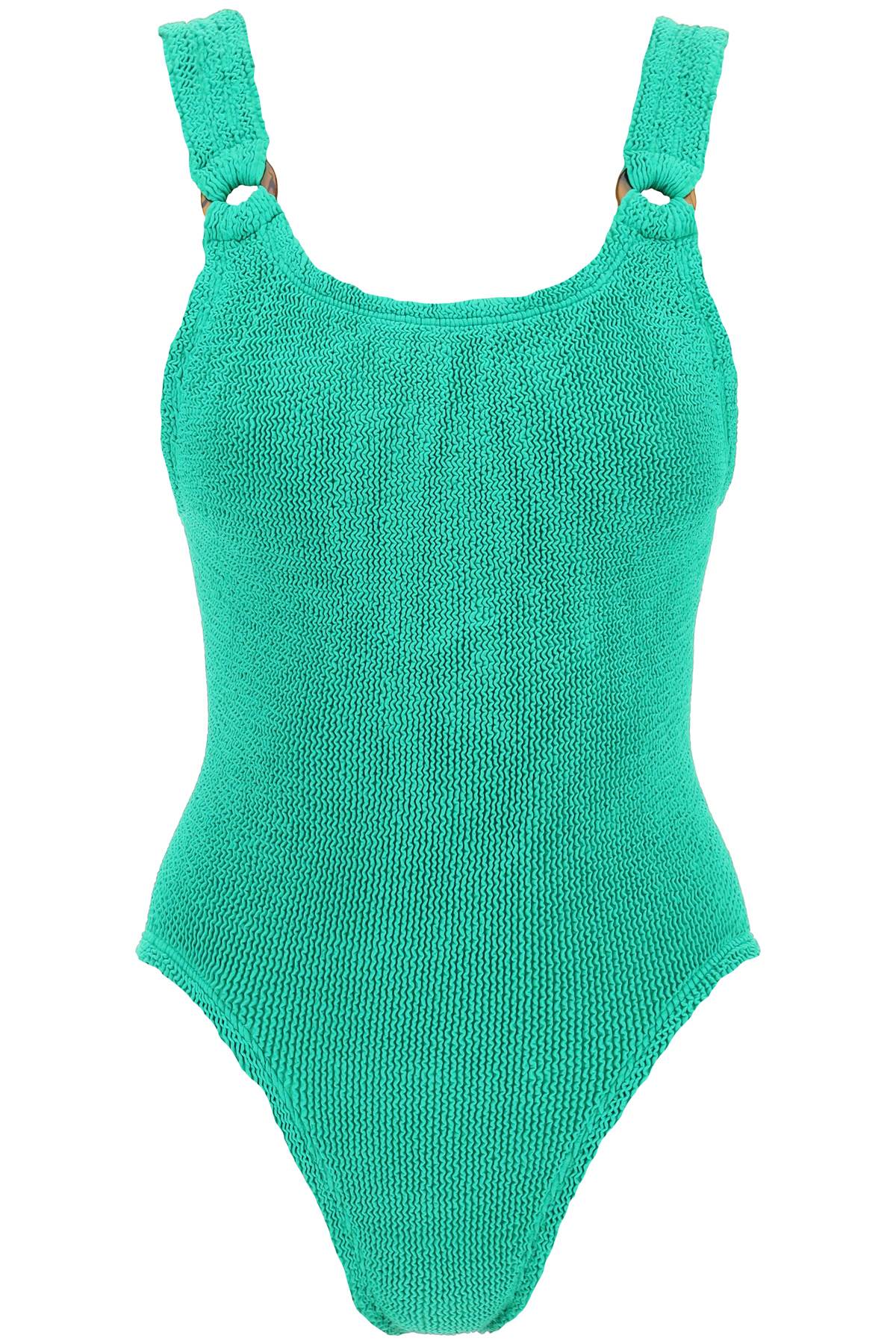 Hunza G. Domino Swimsuit   Green