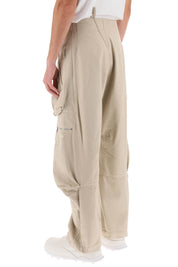 Jacquemus Le Cargo Croissant Pants   Beige