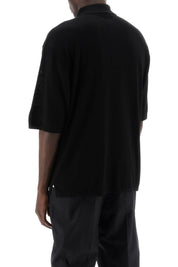 Lemaire Short Sleeved Knit Shirt For   Black