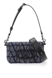 Valentino Garavani Mini Locò Shoulder Bag   Blue