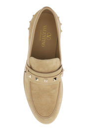 Valentino Garavani "leisure Flows Suede   Beige