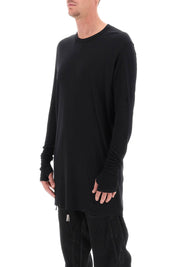 Boris Bidjan Saberi Long Sleeve Cotton Rib T Shirt   Black