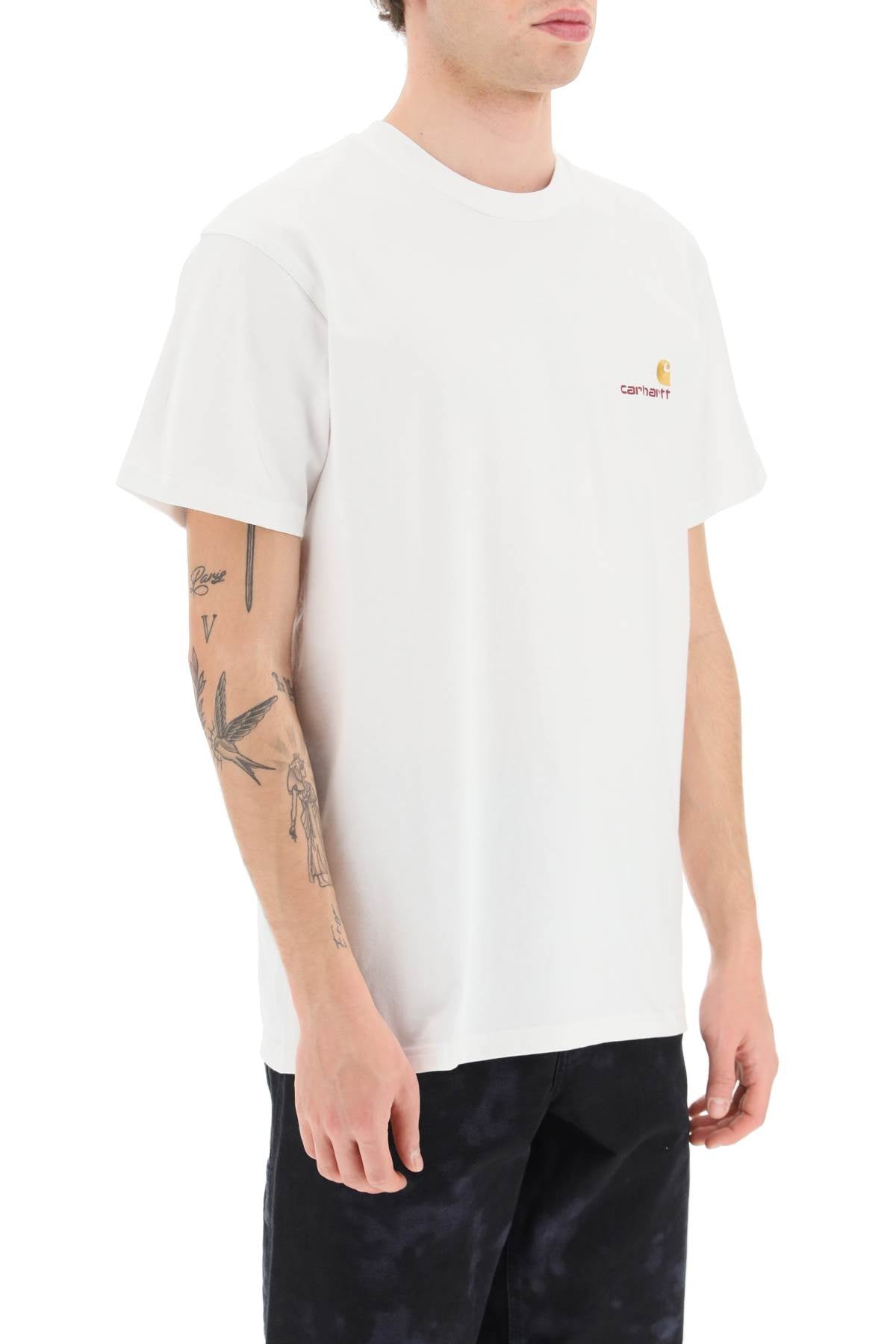 Carhartt Wip American Script T Shirt   White