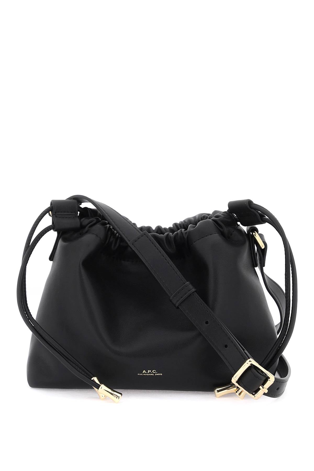 A.P.C. Ninon Mini Crossbody Bag   Black