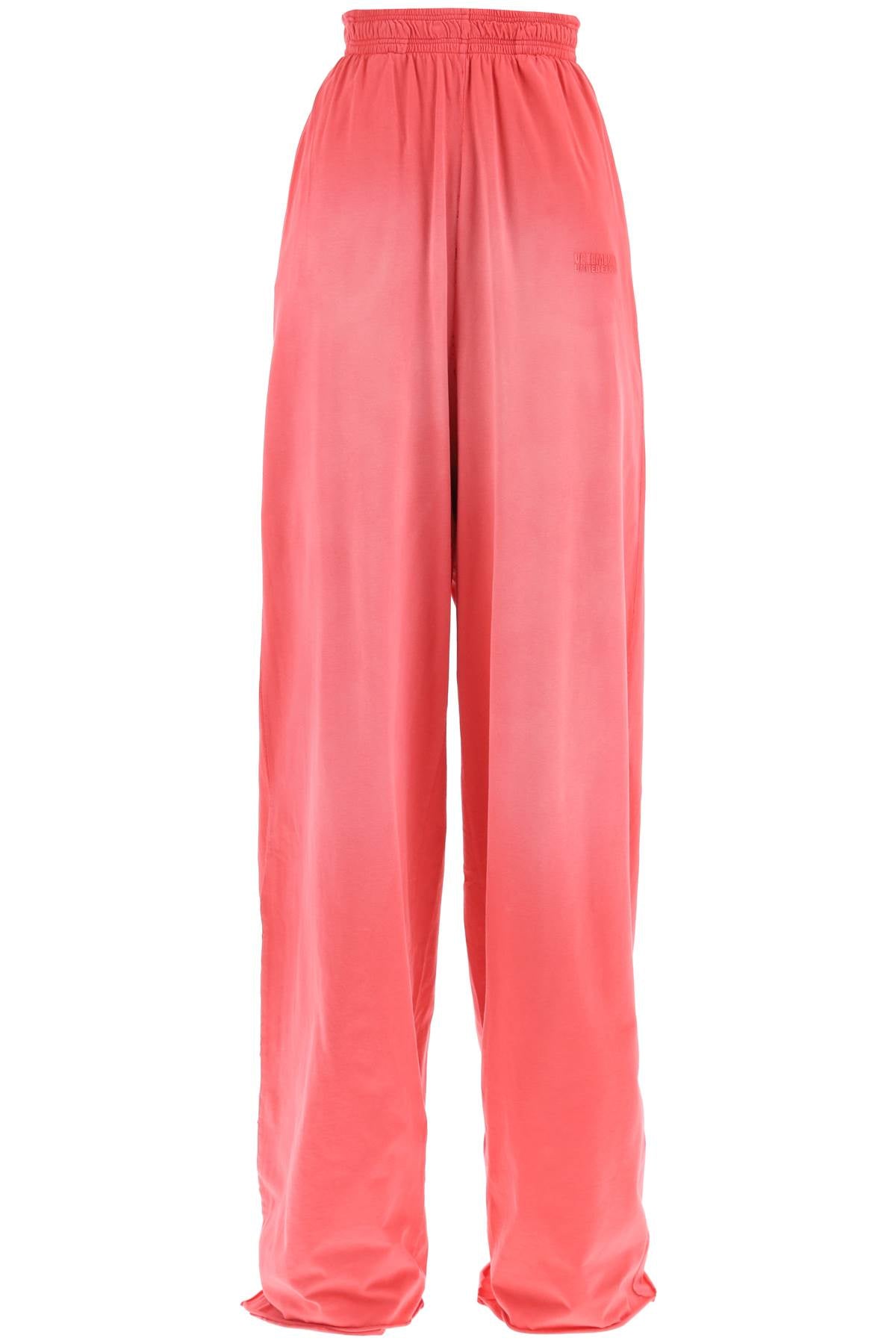 Vetements Sweatpants In Doubled Jersey   Pink